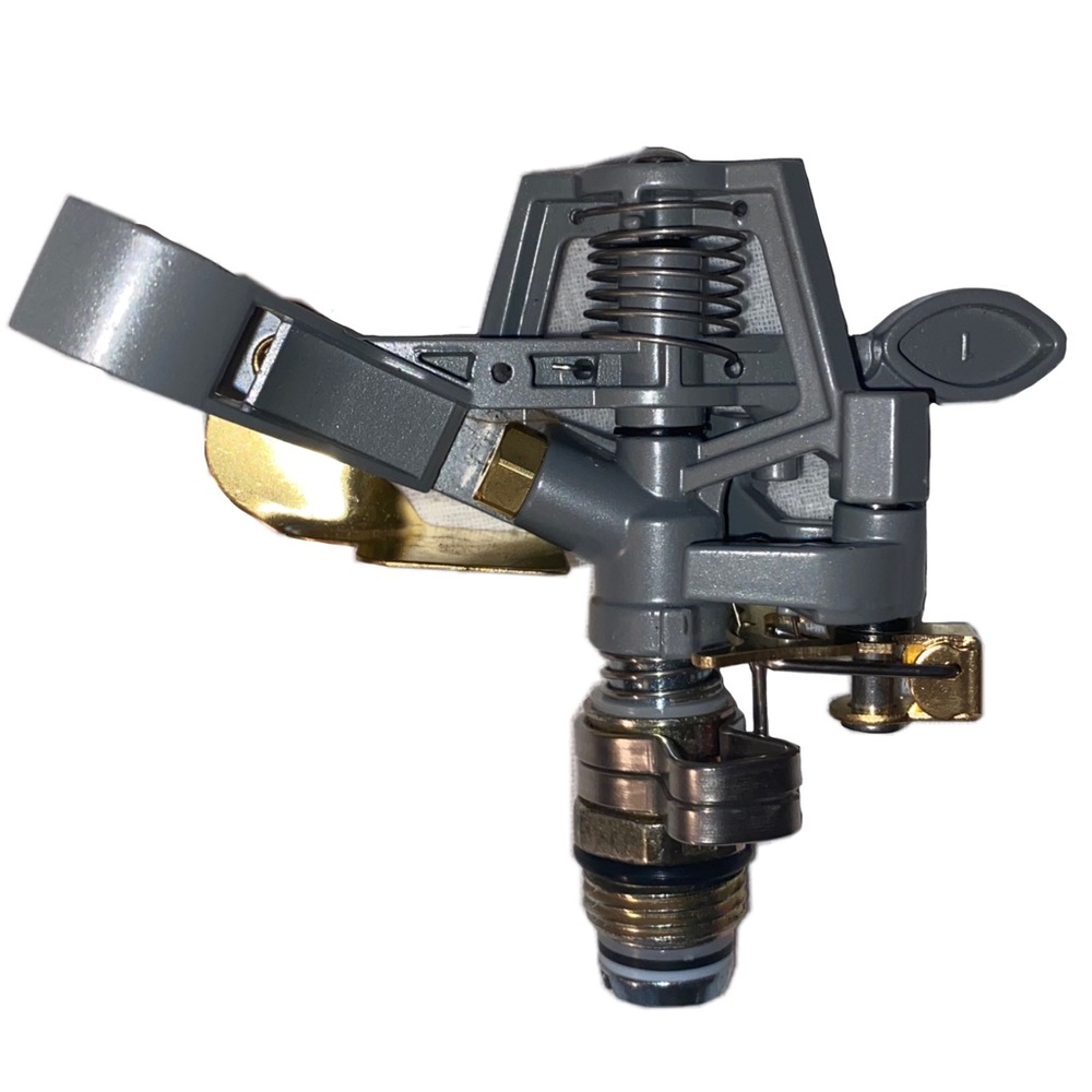 1/2” Male Thread Aluminum Heavy Duty Impact Sprinkler Head Adjustable 20-360°